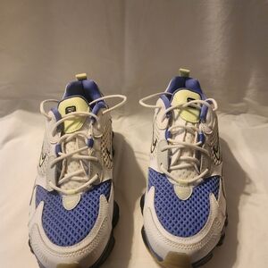 Nike White and Blue Sneakers